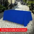 Rectangle Blank Table Cover- Throw or Fitted Style