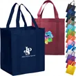 Non-Woven Reusable Gusset Tote Bag USA Decorated (13x10x15)