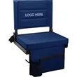 Stadium Portable Bleacher Seat with Cup Holder Side Pocket