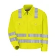 Red Kap Men's Hi-Visibility Ike Jacket