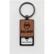 Rosewood Metal Bottle Opener Keychain-Black Nickel Finish