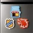 2" 2D PVC Fridge Magnet