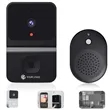Indoor outdoor surveillance wireless video doorbell camera