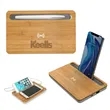 Desktop Bamboo Wireless Charging Stand