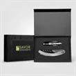 Raven Stainless Steel & Silicone Wine Set & Gift Box-2 Pcs