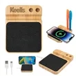 10W Bamboo Wireless Charger With Pen Holder