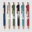 York Recycled Plastic Bronze Trim Stylus Ballpoint Pen