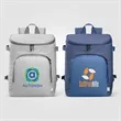City Pack rPET PEVA Lined Cooler Backpack -21L-Heat Transfer