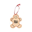 Wooden Gingerbread Man Ornament