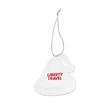 Acrylic Style Santa Hat Ornament
