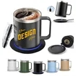 12 oz Coffee Cup Heater with Mug Set