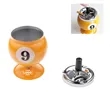 Collectible Aluminum Pool Billiard Ball Ashtray wit