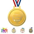 Competitions marathon tennis souvenir customized award medal