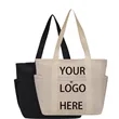 Personalized Canvas Tote School Bag Embroidery Gift