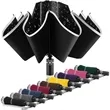 Inverted Umbrella Windproof for Rain & Sun Reflective Strip