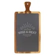 16" x 7 3/4" Acacia Wood/Slate Cutting Board