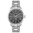 Bulova Men's Silver-tone Bracelet Watch with Grey Dial