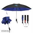 46" Arc Two-Tone rPET Inversion Umbrella