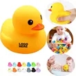 Custom Squeaky Rubber Duck Bath Toys for Babies