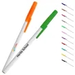 Durable Stick Pen w/ Colored Cap