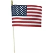 4" x 6" USA Stick Flag