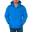 Unisex Hooded Fleece Lined Jacket - Royal S-XL