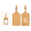 Cork Luggage Tag for Suitcases Travel Accessories Essential