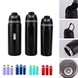 32oz Insulated Stainless Steel Water Bottle with Straw
