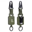 Retractable Fishing Buckle Carabiner with Strength Ribbon