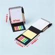 Spiral Eco Notebook Pad Sticky Notepads with Pen Lined Pages