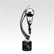 Global Support Award - Chrome Sculpture on Ebony Base