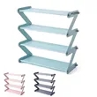 Removable Foldable Multi Shelf Holder Z Shaped Shoes Rack