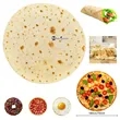 Flannel Double Sided Burrito Tortilla Pizza Throw Blanket