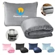 Ultra-Soft Travel Blanket Carry Case Attaches to Luggage
