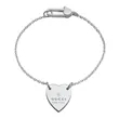 Gucci Trademark Bracelet with Heart Pendant