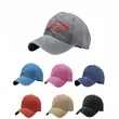 Washed Distressed  Embroidered Baseball Cap Vintage Dad Hat