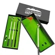 3 Piece Golf Pen Set Gift Fun Office Toys