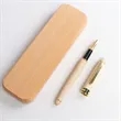 Personalized Pen And Pencil Set In Maple Wood