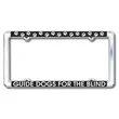 Polished Chrome Thin Rim Metal License Plate Frame