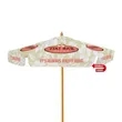 7' Wood Market Umbrella w/Valance Kit Double-Sided (Dye Sub)