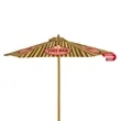 7' Wood Market Umbrella Kit Double-Sided (Dye Sublimation)