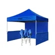 10' x 10' Pop Up Canopy Tent Top With Back Wall