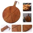 Wooden Pizza Tray Cutting Board With Handles