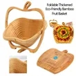 Foldable Thickened Eco-Friendly Bamboo Fruit Basket