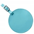Round Leather Luggage Tag