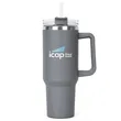 40 oz double wall SS vacuum Mug  Straw Lid with Twist Closur
