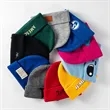100% Acrylic Unisex Winter Knitted Cuffed Beanie