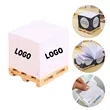 Custom Sticky Note Cube on Wood Pallet