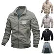 Men's Lightweight Stand Collar Bomber Jacket