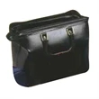 Vinyl bag with zip open frame